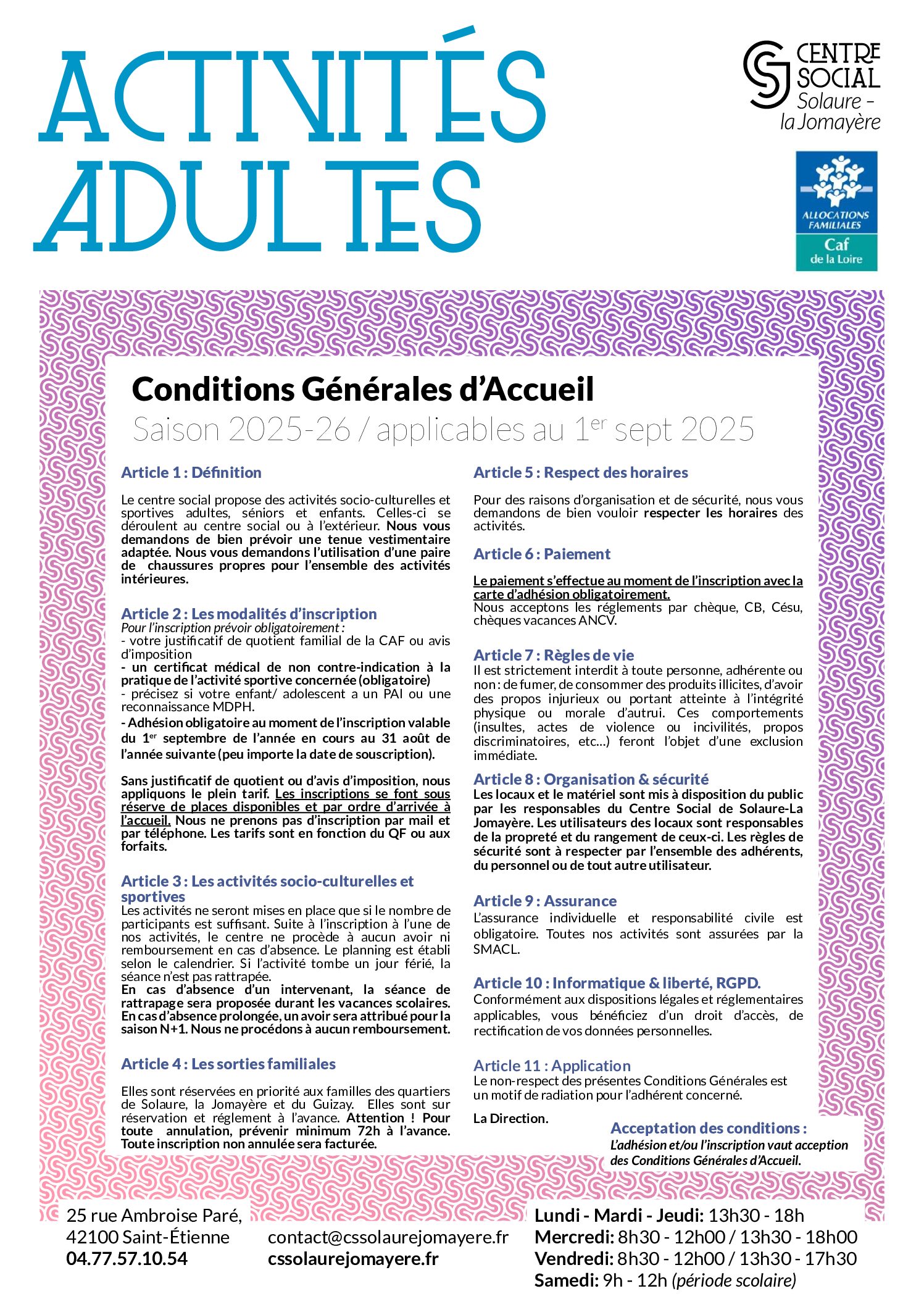 CGA -Adultes