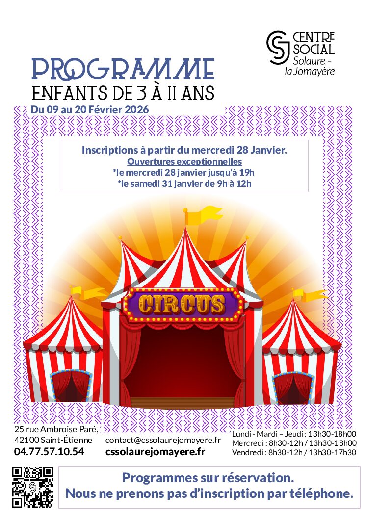 Programme enfants vacances