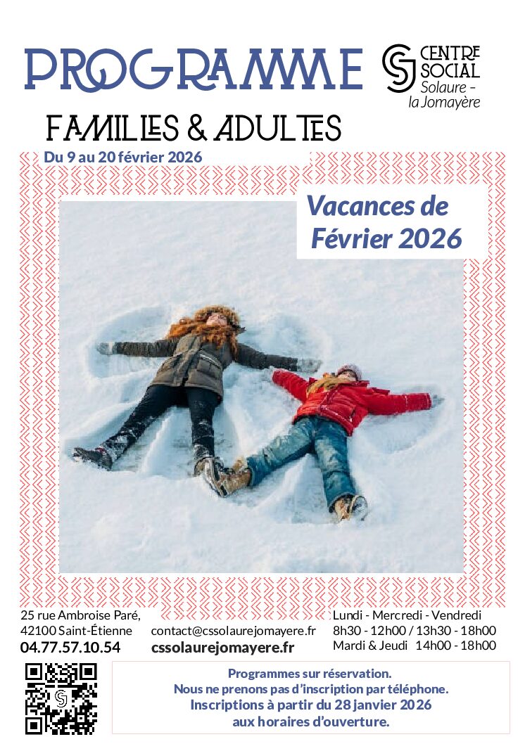 Programme familles vacances