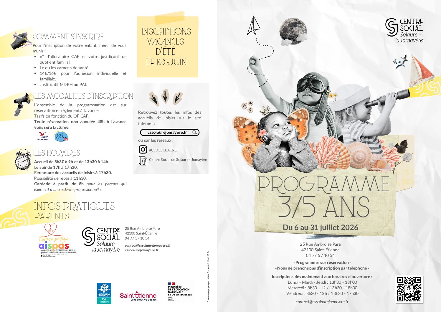 Programme 2-5 ans été